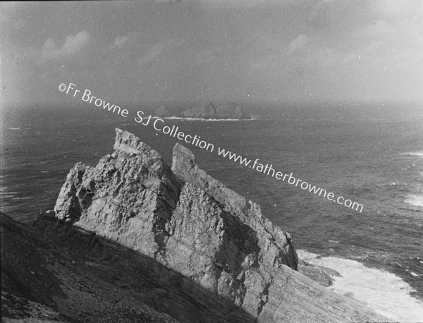 STAGS OF BROADHAREN SEEN OUR ROCK PINACLES BENWEE HEAD